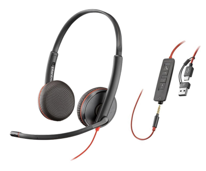 Słuchawki biurowe, callcenter Poly Blackwire 3225 Stereo
